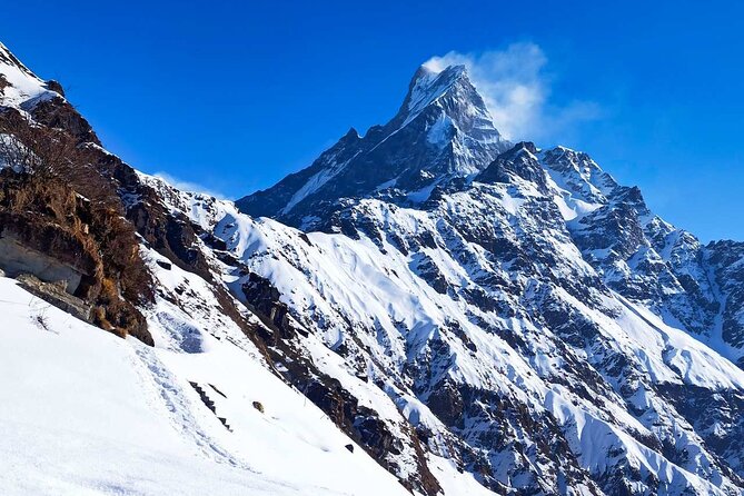 4 Days Mardi Himal Base Camp Trekking in Pokhara - Day three: Mardi Himal Base Camp and the longest mountain day