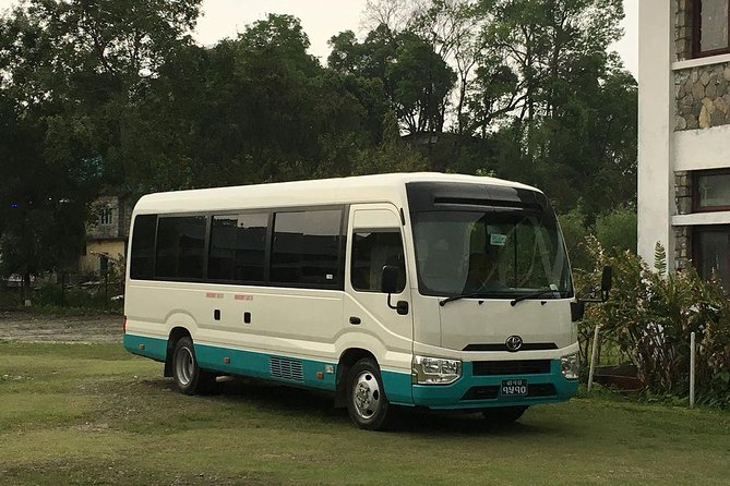 Ac Toyota Coaster Deluxe Coach Kathmandu to Pokhara - The first hours on Nepal’s hill roads