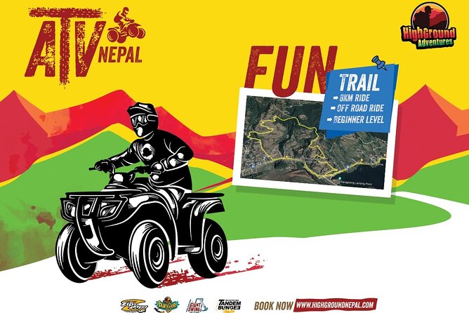 ATV Adventure Tour in Pokhara, Nepal - Handling the 10-kilometer intermediate trail