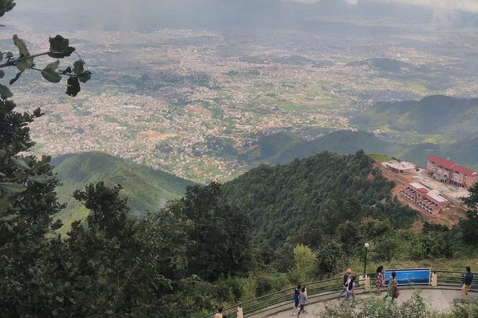 Chandragiri Hill Day Trip from Kathmandu - Taking the Chandragiri cable car uphill