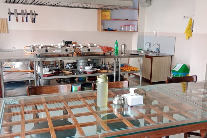 Cook and Eat: Cooking Class in Kathmandu near Thamel - Cutting and preparing the food