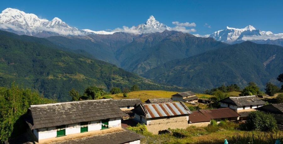 Day Hike at Annapurna Foothills - The two-hour descent to Phedi