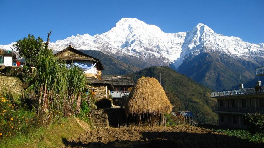 Day Hike at Annapurna Foothills - The morning drive from Lakeside to Kande