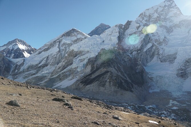 Everest base camp flight over by Helicopter from Kathmandu - Kala Patthar: ten minutes on the ground