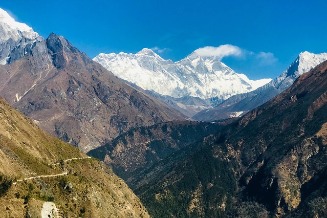 Everest Base Camp Helicopter Tour with Hotel Everest View Landing - Flying from Kathmandu toward Everest
