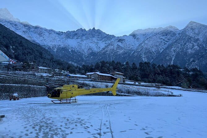 Everest Base Camp Helicopter Tour with Landing - Lukla, the gateway stop