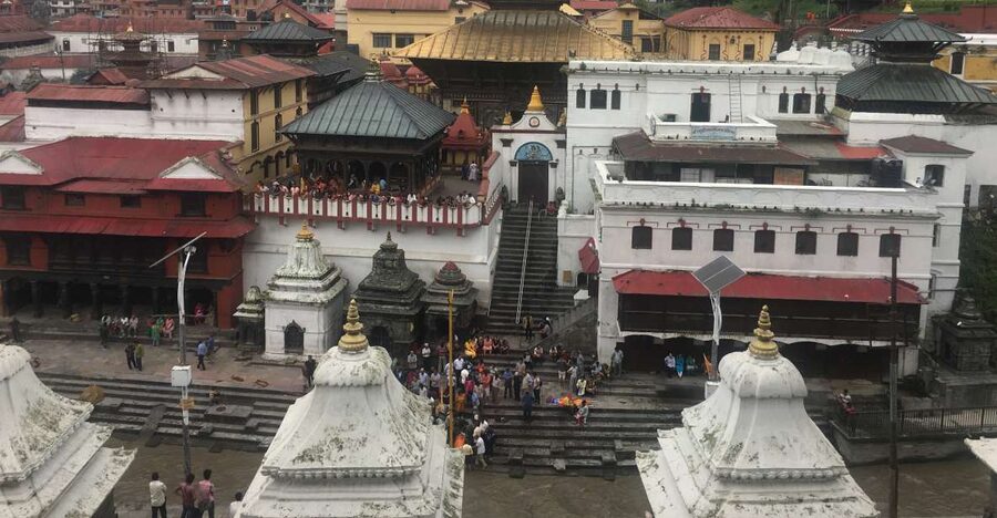 "Explore Kathmandu Rich Heritage: City Highlights Bus Tour" - Meeting the bus near Thamel