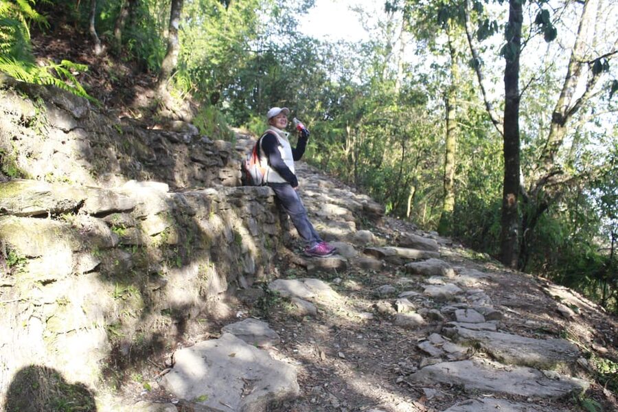 From Pokhara: Day Hiking Australian Camp & Dhampus - The descent to Phedi