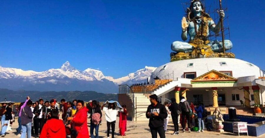 From Pokhara: Guided Day Jungle Hiking Tour with Boat Ride - Pumdikot and the Shiva statue