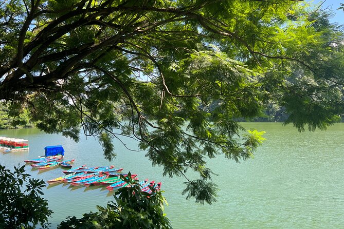 From Pokhara : Hiking to Peace Pagoda via Fewa Lake & Jungle - Crossing Fewa Lake by boat