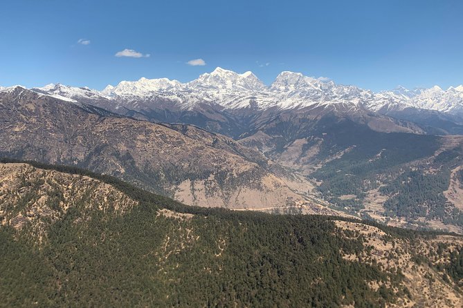 Guaranteed window seat for Everest Scenic Flight Pickup & Drop - The Everest turn and the return view