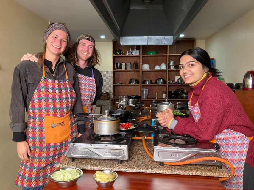 Half Day Cooking Class in Thamel with Local Market Visit - Cooking one course, then eating it