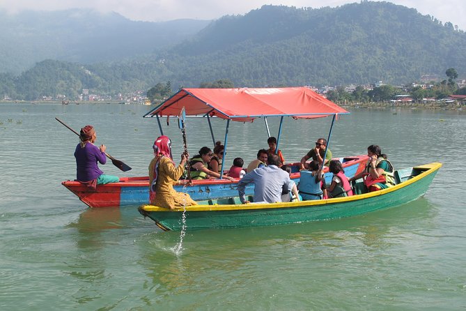 Half-Day Private Pokhara Tour - World Peace Pagoda above Pokhara