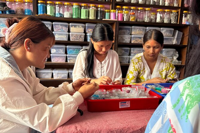 Handmade Jewellery Workshop with Nepali Women - Making jewelry instead of simply buying it