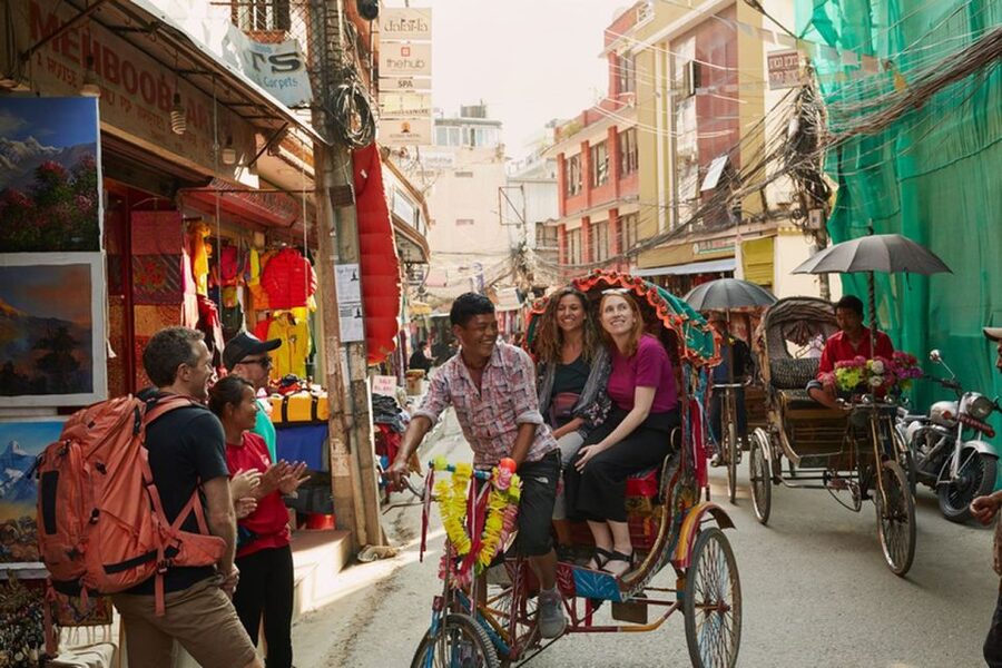 Kathmandu at Sunset: Explore the City on Rickshaw - Asan Market and the scents of Kathmandu