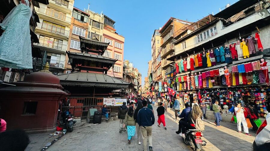 Kathmandu Heritage Walk | Heritage Walk of Kathmandu - Bhotahiti and the local market streets