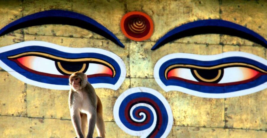 Kathmandu: Monkey Temple and Chandragiri Cable Car Ride Tour - Two Kathmandu sights with very different moods
