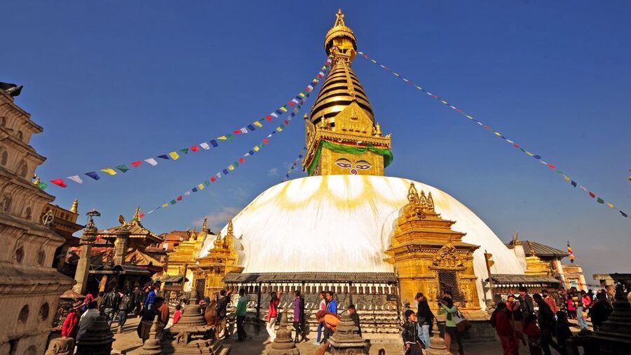 Kathmandu: Monkey Temple and Chandragiri Cable Car Ride Tour - Bhaleshwor Mahadev Temple on the hilltop