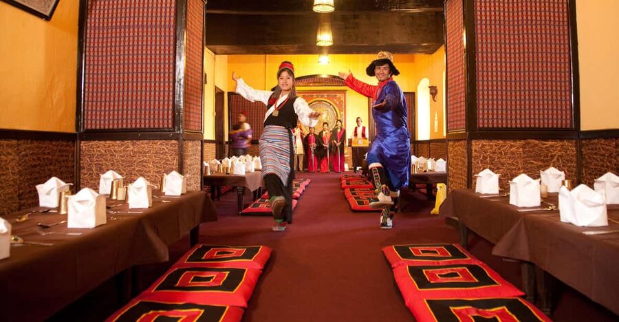 Kathmandu: Nepalese Cuisine dinner with traditional dance - A Kathmandu evening built around dal bhat