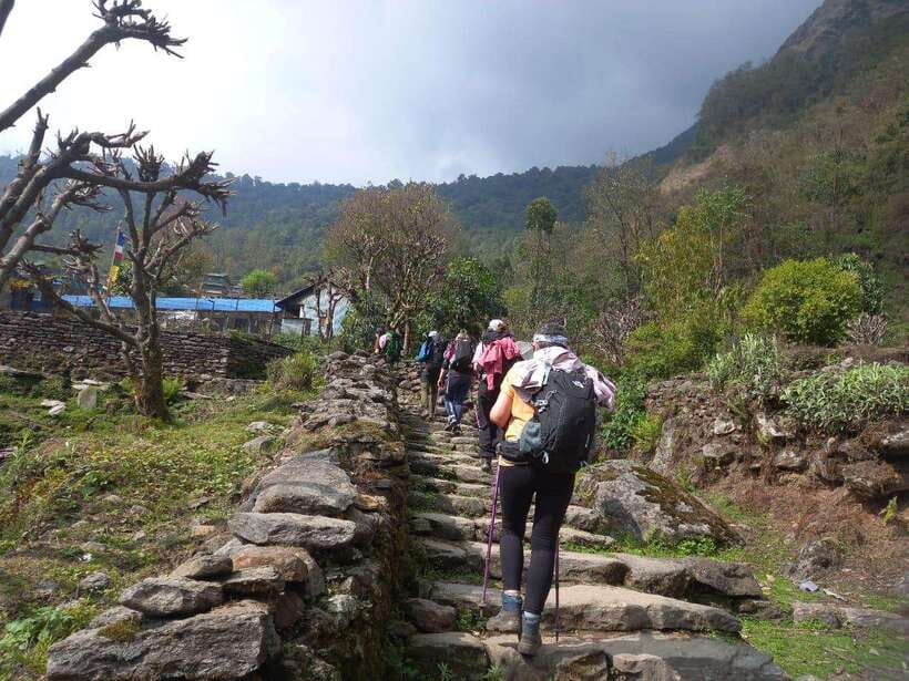 Kathmandu/Pokhara: 5-Day Annapurna Base Camp (ABC) Trek - Day five: Jhinu Danda hot springs and the road to Pokhara