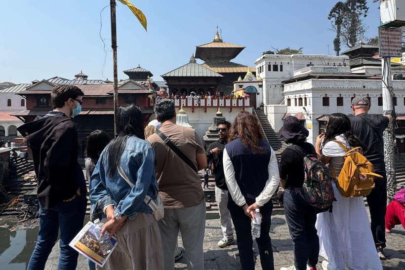 Kathmandu: Top 4 UNESCO Tour with Lunch - Private/Group - Pashupatinath, where faith and daily life meet