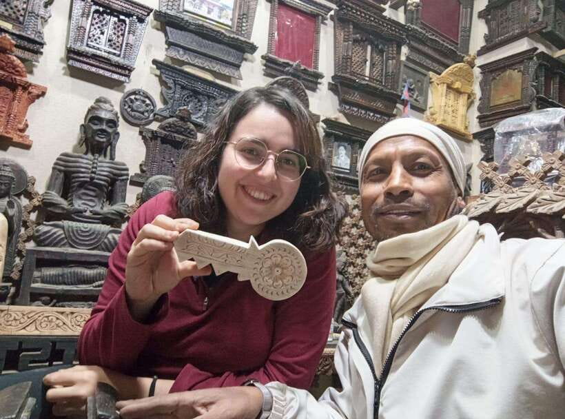 Kathmandu: Wood Carving Workshop with Local Artisan (Thamel) - Meeting the artisan and seeing the tools