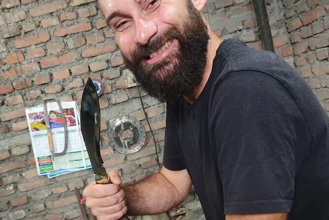 Knife (Khukuri) Making Workshop- Forge of the Gurkhas - Meeting Indra and seeing a working coal forge
