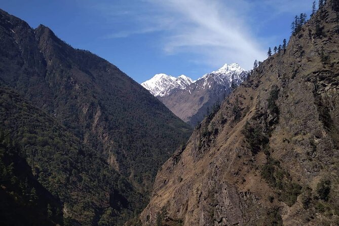 Manaslu Circuit Trek 8th Highest in the World - Days 4 and 5: River valleys, hot springs, and first Buddhist signs