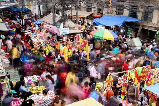 Oldest Local Market Walking Tour With Living Goddess Kumari - Walking through Ason, Kathmandu’s oldest market