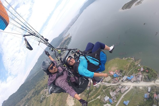 Paragliding at Sarangkot Pokhara - What the $80 price covers