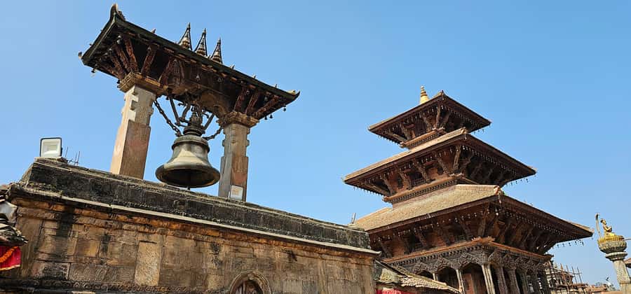 Patan and Bhaktapur City Full Day Tour - Patan Durbar Square and the palace courtyards