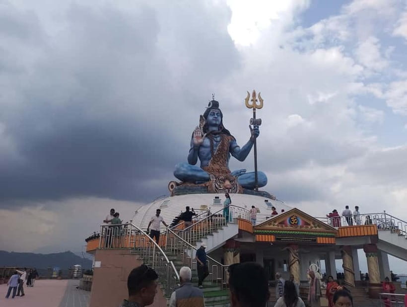 Peace & Panorama: Stupa and Pumdikot Scenic Drive Tour - World Peace Stupa: calm views above Phewa Lake