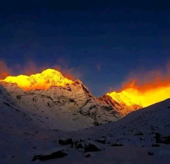 Pkr/Kathmandu: 5-Day Annapurna Base Camp & Hot spring Trek - Day 4: Sunrise, descent through Deurali, and Bamboo or Sinuwa