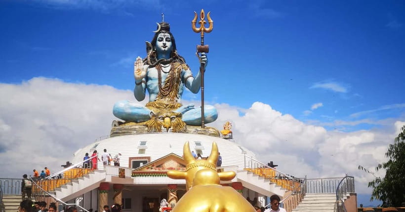 Pokhara: 1-Day World Peace Pagoda and Lord Shiva Statue Trek - Reaching the World Peace Pagoda at 1,100 meters