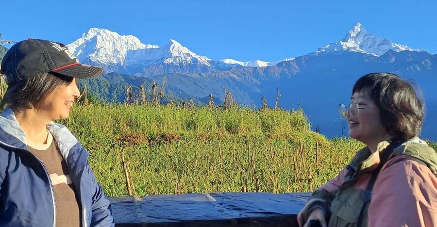Pokhara: 2-Day Australian Camp & Dhampus Village Easy Hike - From Pokhara to Kande, where the walking starts