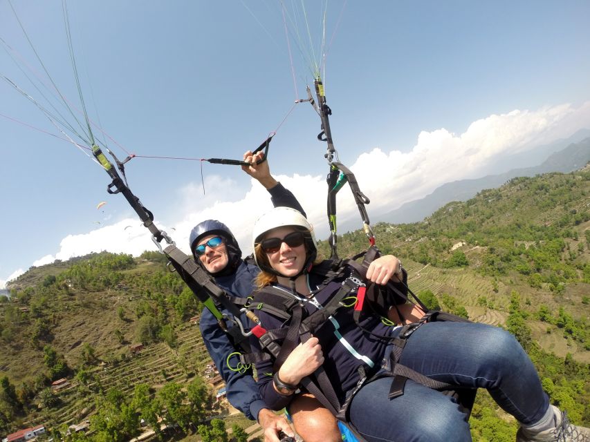 Pokhara: 30-Minute Tandem Paraglide - The Sarangkot briefing and takeoff