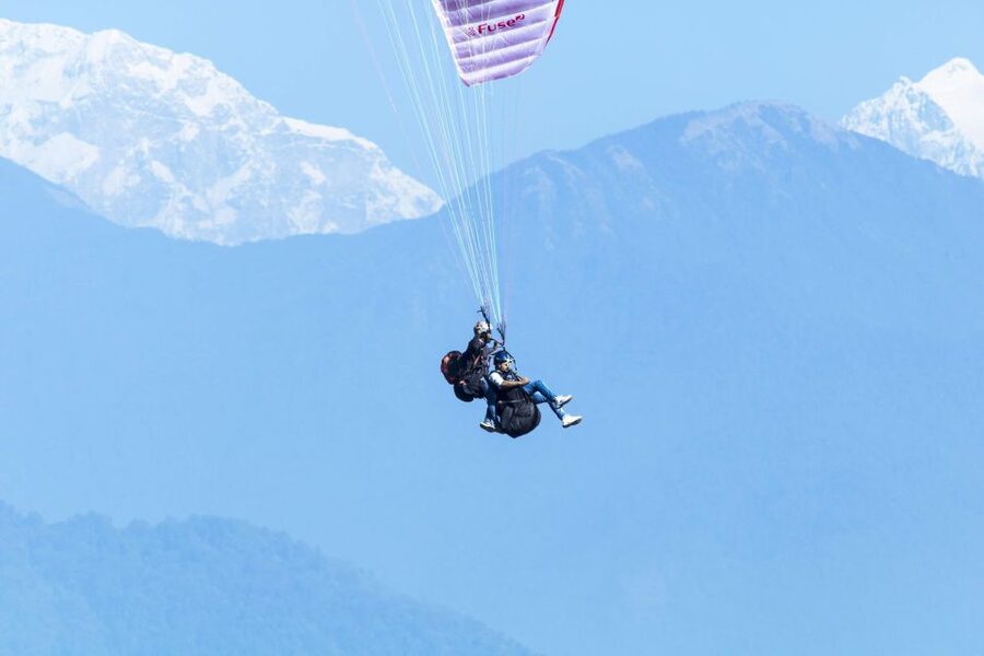 Pokhara: 30-Minute Tandem Paraglide - What you can see during the 25 to 30-minute flight