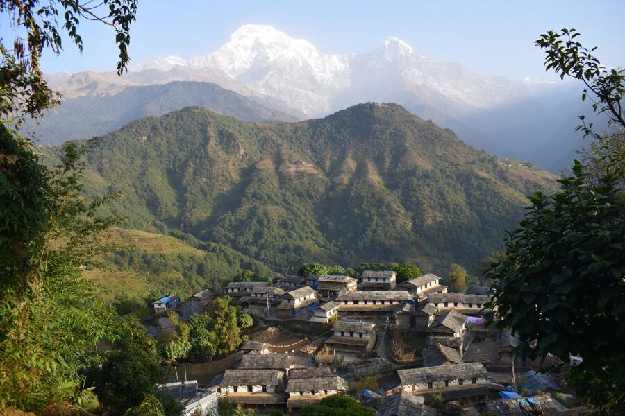 Pokhara: 7 Day Annapurna Base Camp Trek - Day 6: Sinuwa to Jhinu Danda and the hot springs