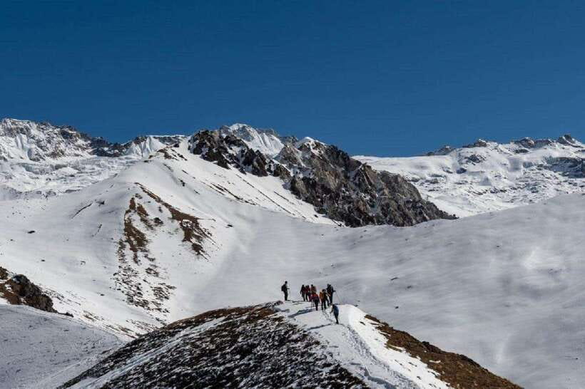Pokhara: 7-Day Annapurna Base Camp Trek via Ghandruk - Day 5: The long descent to Bamboo or Sinuwa