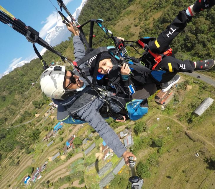 Pokhara: Adventure Paragliding Trip with Photos and Videos - Thirty Minutes With Phewa Lake Below