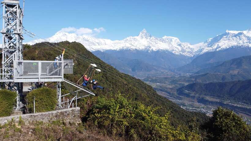 Pokhara: Experience The World's Steepest Zipline - The safety briefing before the 100 km/h ride