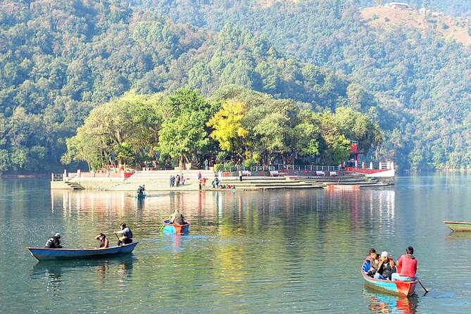 Pokhara in 5 Hours: Lake, Museum, Cave, Falls & Pagoda Hill - Davis Falls and the force of the water