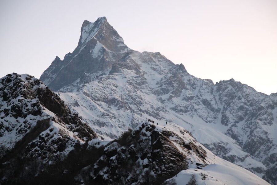 Pokhara: Majestic Mardi Base Camp Guided Trek with HotSpring - Day 4: Forest trails, Modi River, and Jhinu hot spring