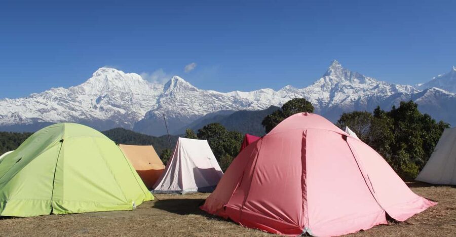 Pokhara: One night camping, campfire stay at Australian camp - Gurung villages and the human side of the route