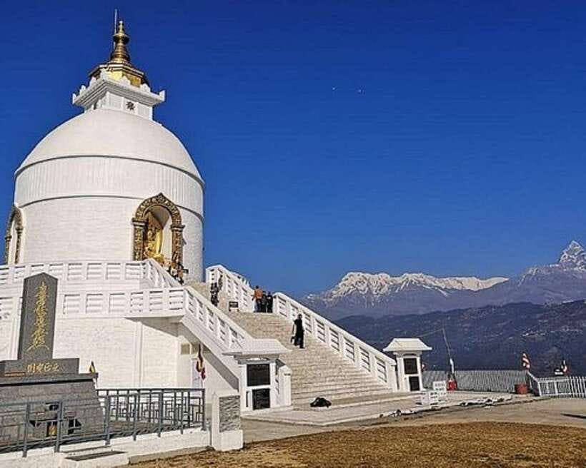 Pokhara: Sarangkot Sunrise And Private Full-Day Tour - The World Peace Pagoda above Pokhara