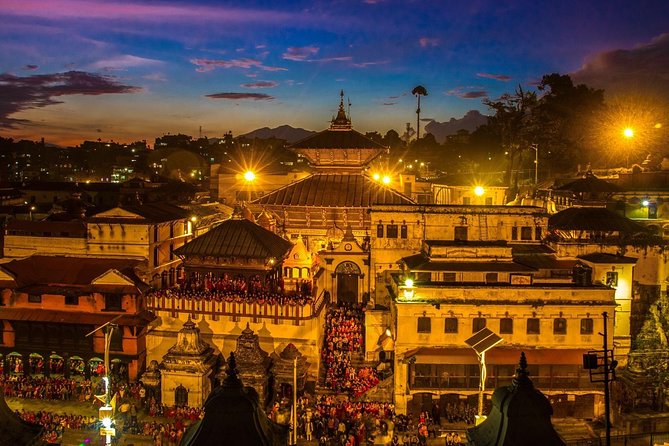Private Kathmandu UNESCO Heritage Sites with Narayanhiti Museum - Swayambhunath, the hilltop stupa above Kathmandu