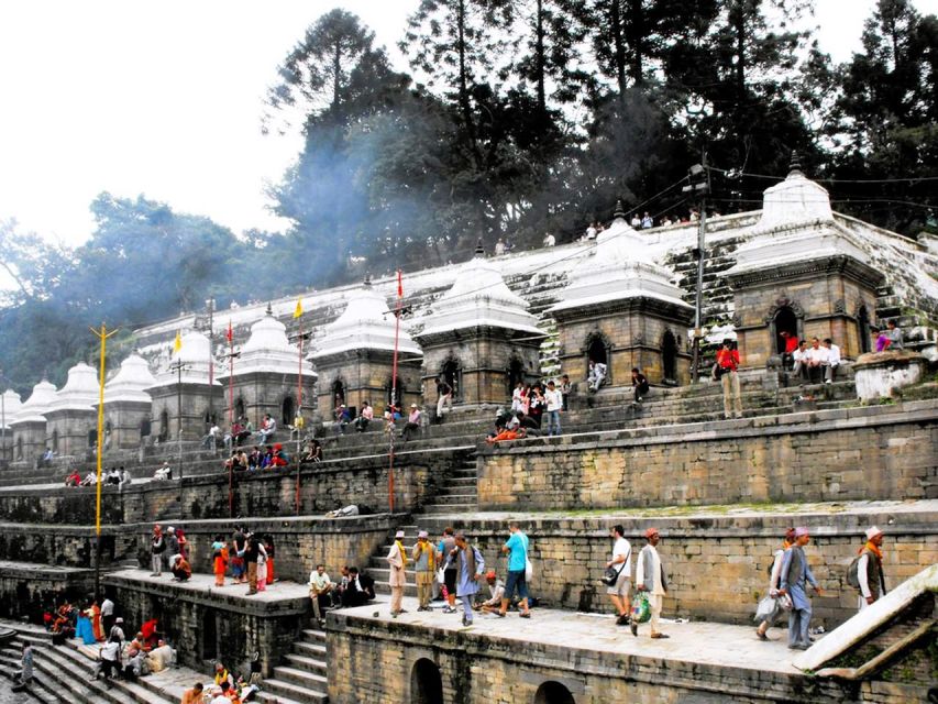 Sacred Pashupatinath: Aarati,Cremation Rites & Boudha Stupa - Watching cremation rites beside the Bagmati