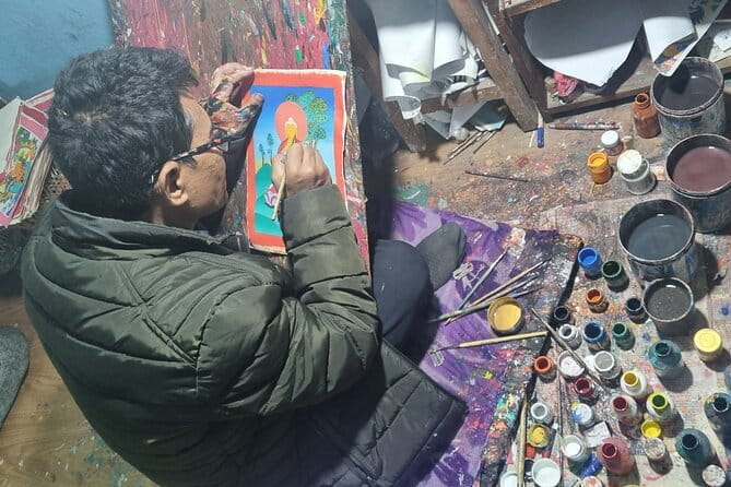 Thangka Painting Workshop - Beginning with pickup and a design choice