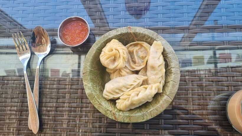 Traditional Momo Making Class - Eating what you made
